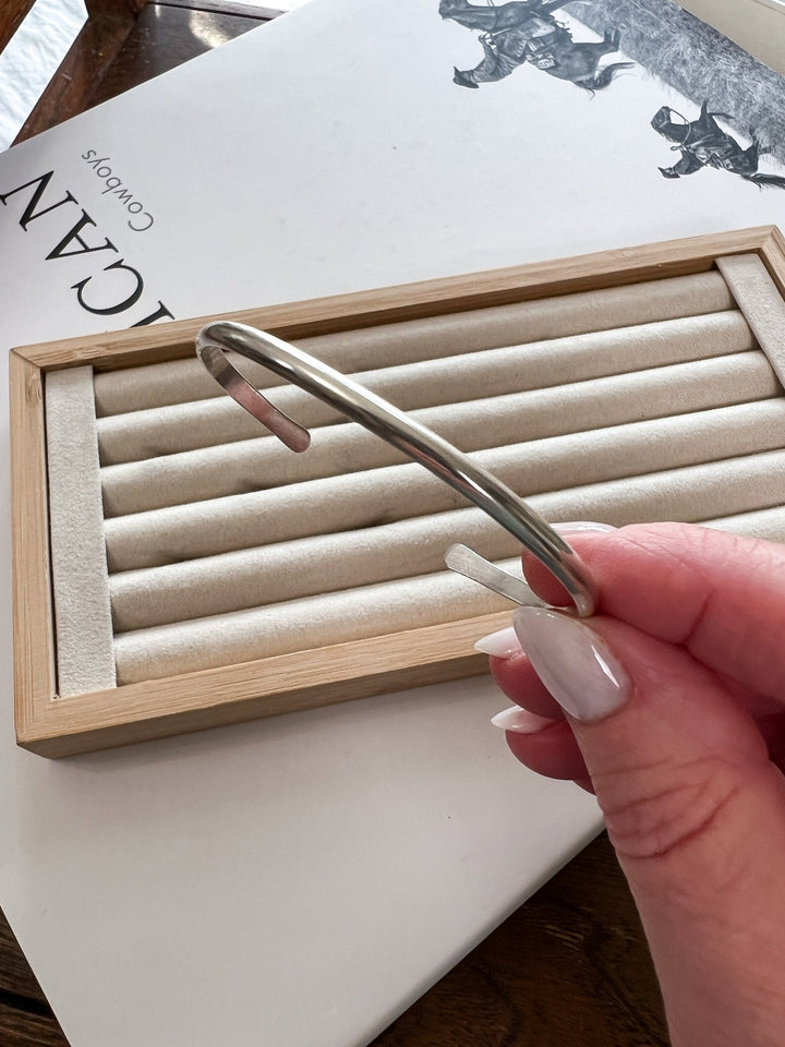 Colette Sterling Silver Cuff - Lunabelle West