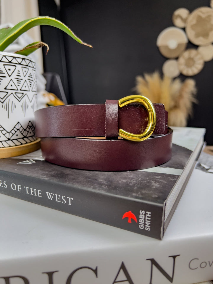 Horseshoe Buckle Belt - Lunabelle West