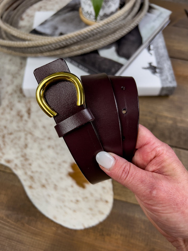 Horseshoe Buckle Belt - Lunabelle West