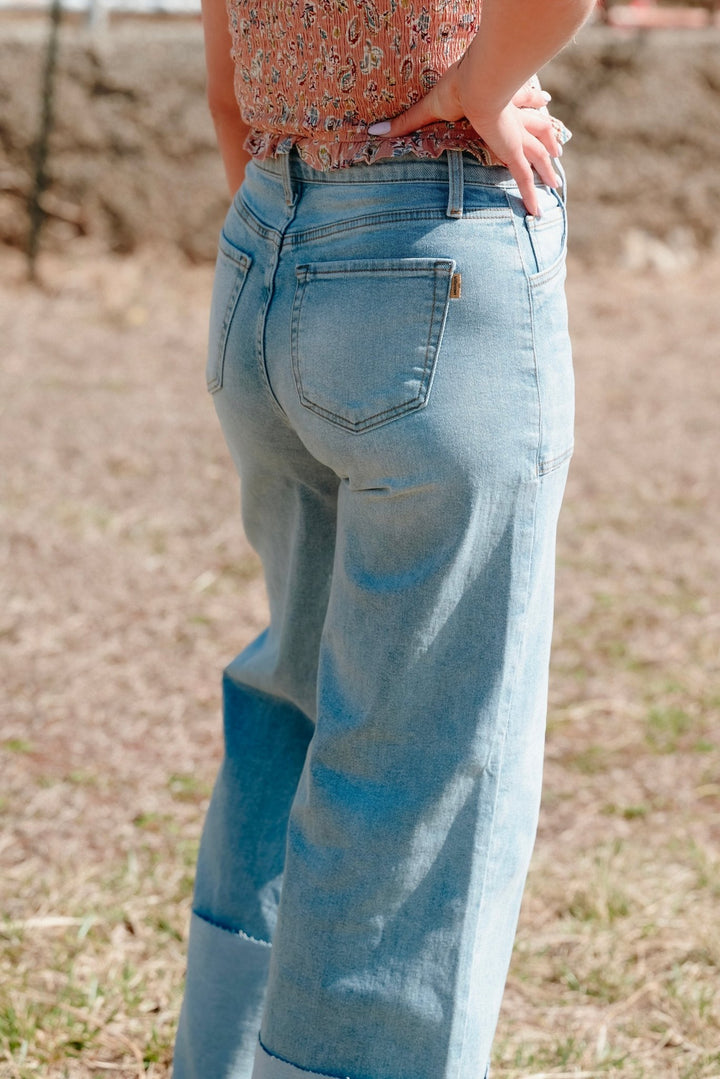 Helena Cuffed Jeans - Lunabelle West