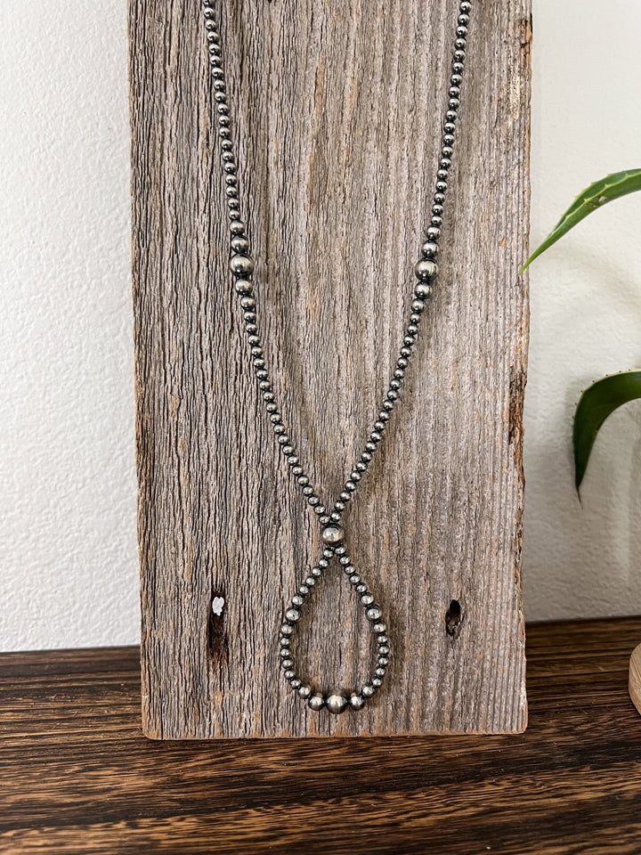 Verity 23" Sterling Silver Pearls Necklace - Lunabelle West