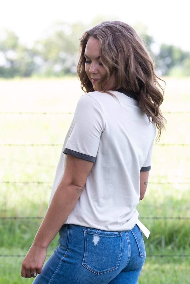 Rodeo Ringer Tee - Lunabelle West