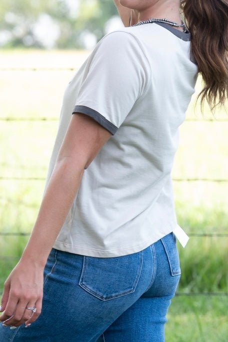 Rodeo Ringer Tee - Lunabelle West