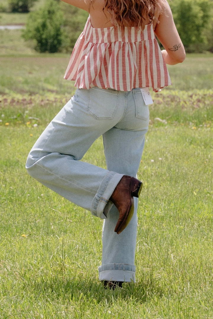 Pauline Wide Leg Jeans - Lunabelle West