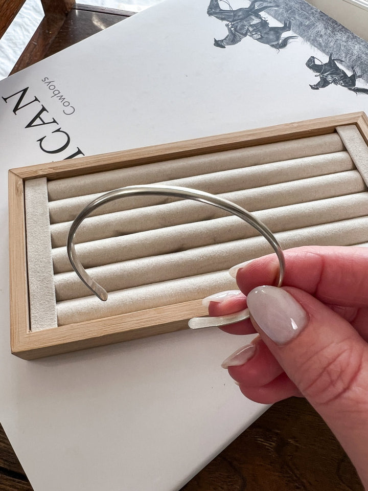 Colette Sterling Silver Cuff - Lunabelle West