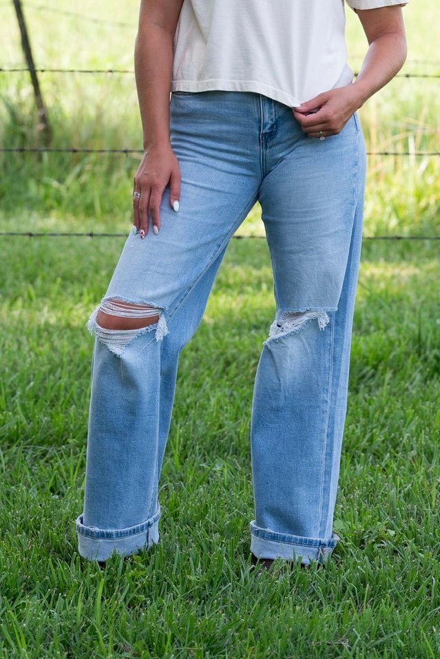 Camden Wide Leg Jeans - Lunabelle West