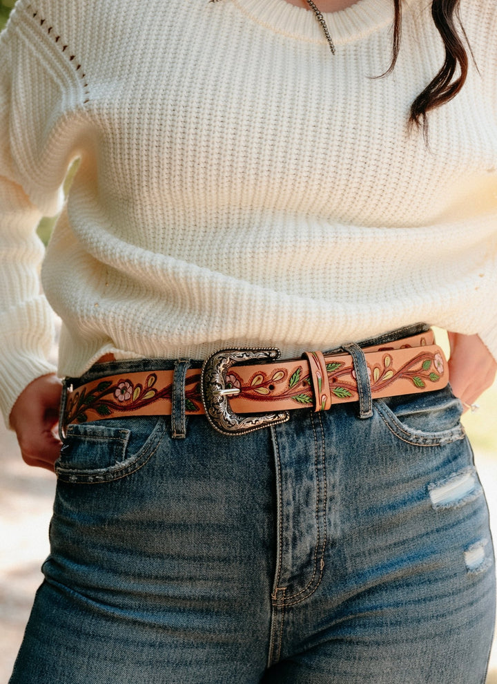 Rockford Tooled Belt - Lunabelle West