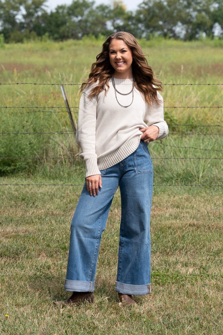 Parker Knit Sweater - Lunabelle West