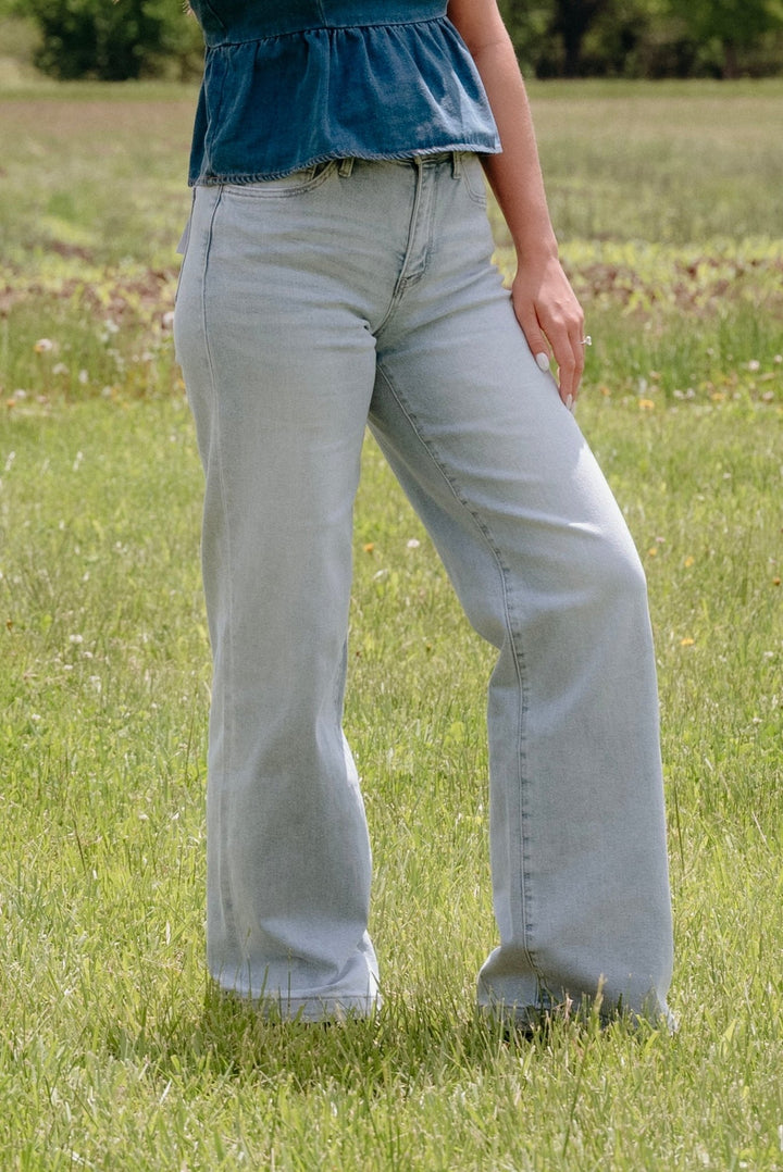 Pauline Wide Leg Jeans - Lunabelle West