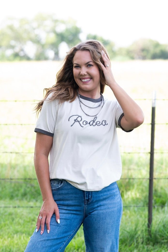 Rodeo Ringer Tee - Lunabelle West