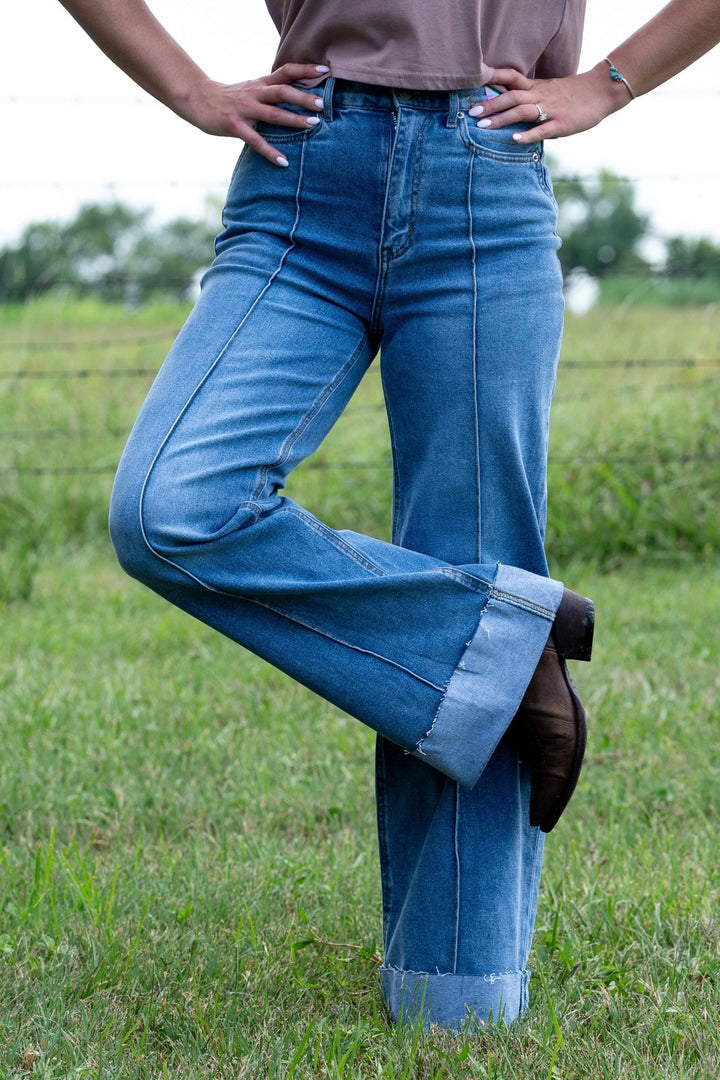 Ashton Cuffed Jean - Lunabelle West