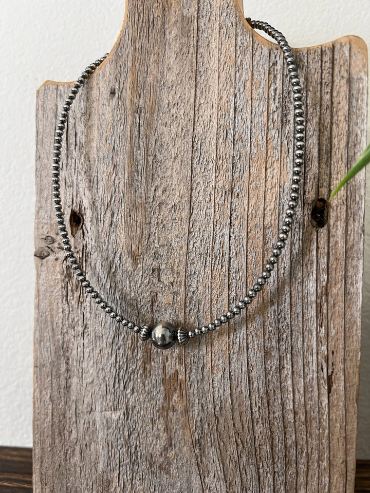 Crosby 14" Sterling Silver Necklace - Lunabelle West