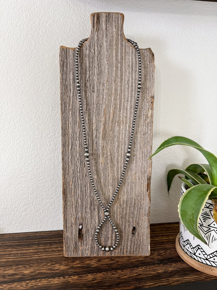 Verity 23" Sterling Silver Pearls Necklace - Lunabelle West