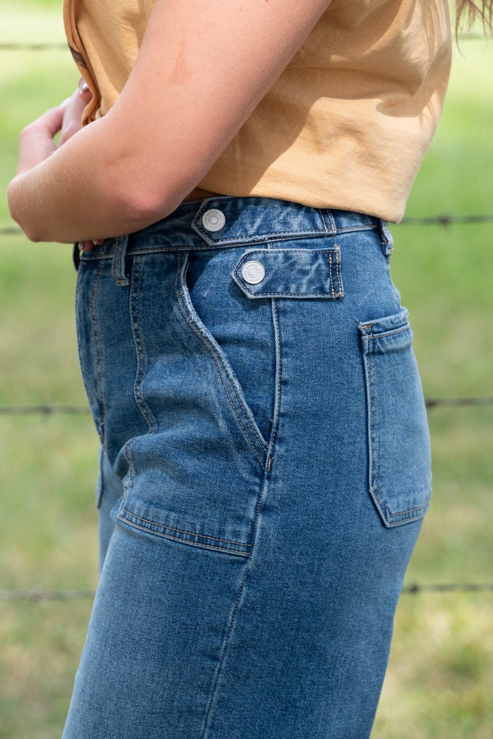 Shiloh Wide Leg Jeans - Lunabelle West