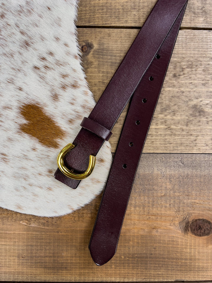 Horseshoe Buckle Belt - Lunabelle West