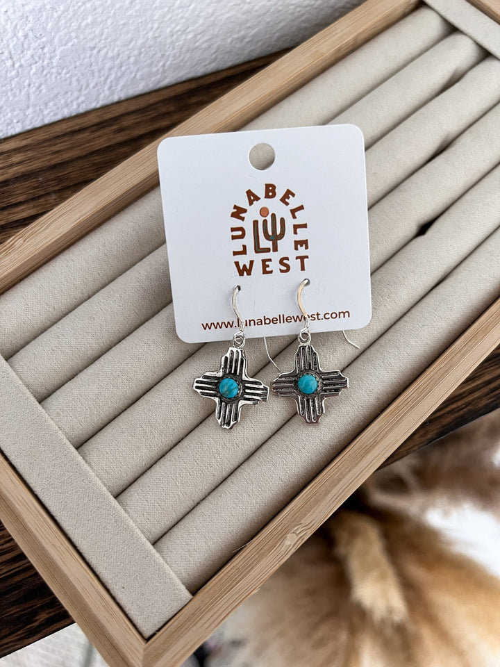 Sadie Turquoise Earrings - Lunabelle West