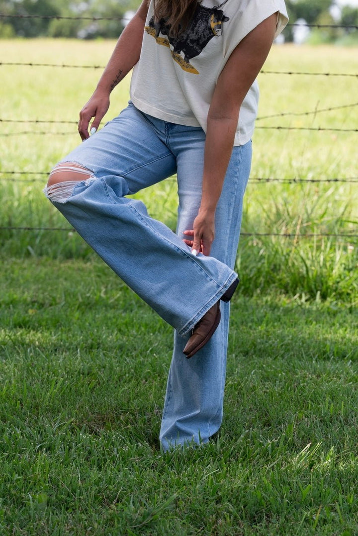 Camden Wide Leg Jeans - Lunabelle West