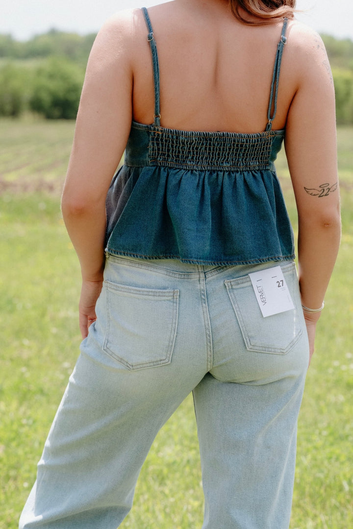 Pauline Wide Leg Jeans - Lunabelle West