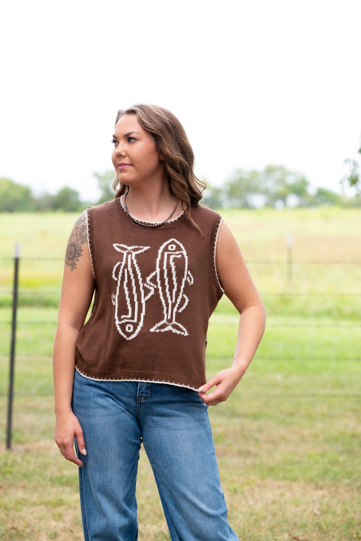 Liam Sweater Vest - Lunabelle West