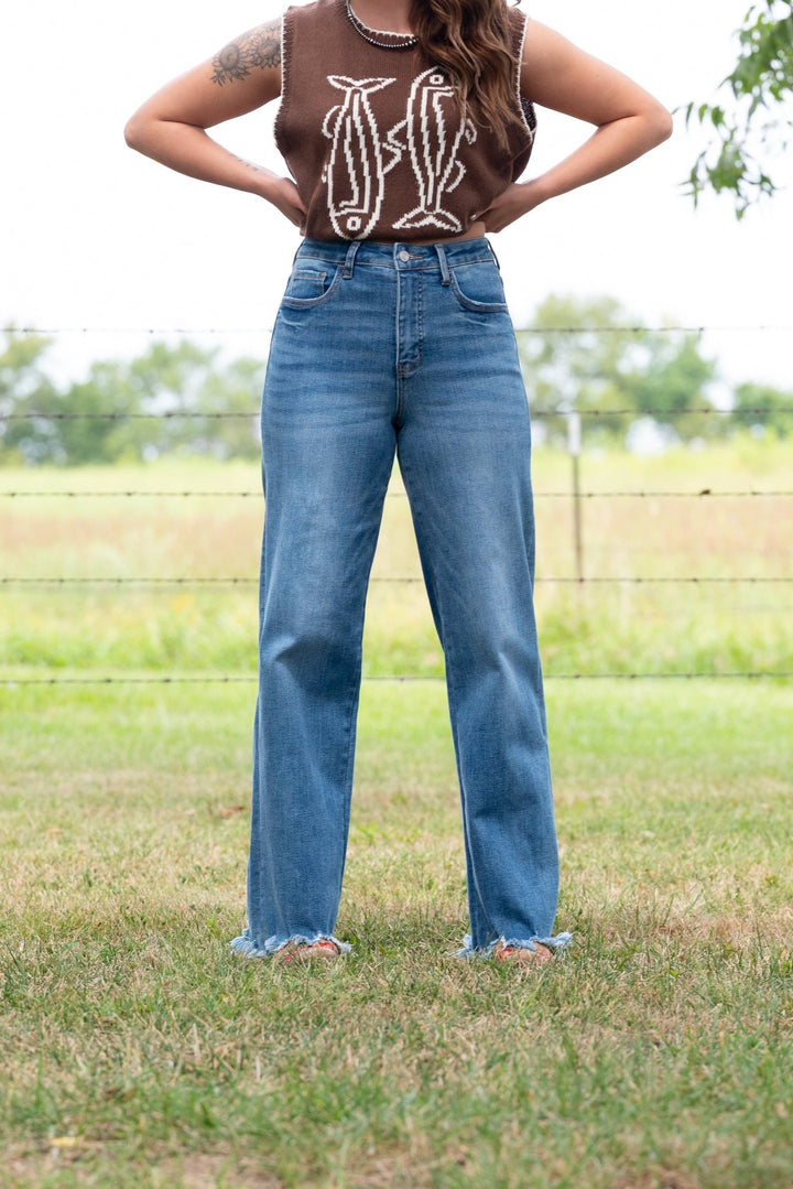 Beckett Relaxed Fit Jeans - Lunabelle West