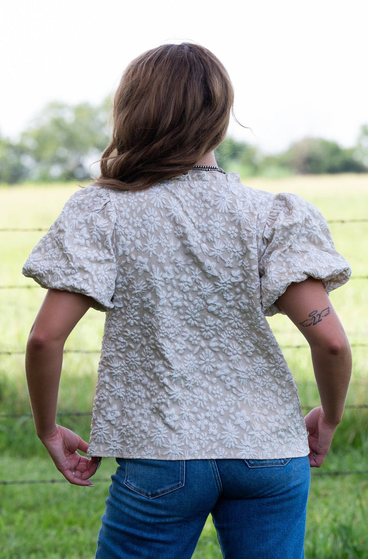 Hazel Textured Top - Lunabelle West