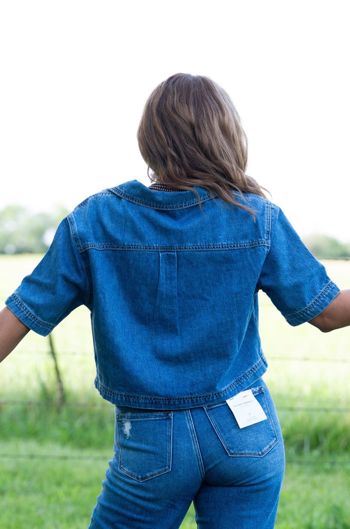 Dakota Denim Top - Lunabelle West
