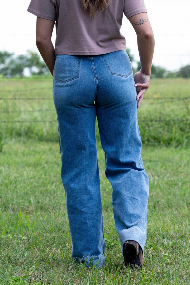 Ashton Cuffed Jean - Lunabelle West