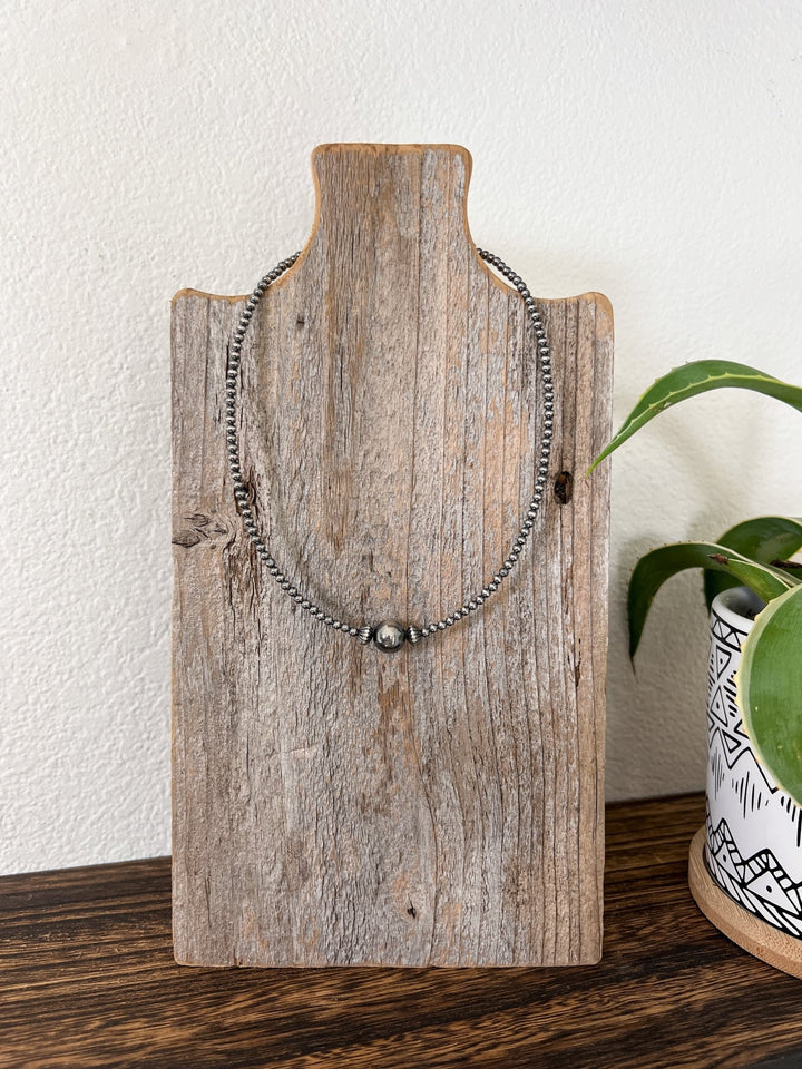 Crosby 14" Sterling Silver Necklace - Lunabelle West