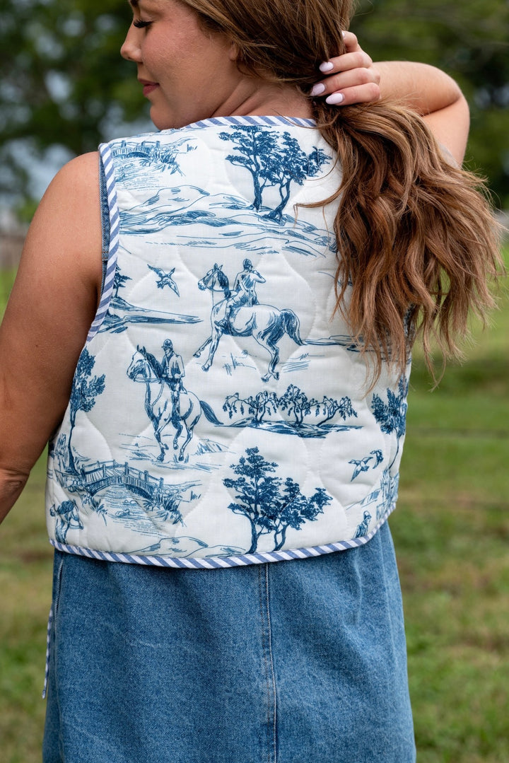 Caroline Quilted Vest - Lunabelle West