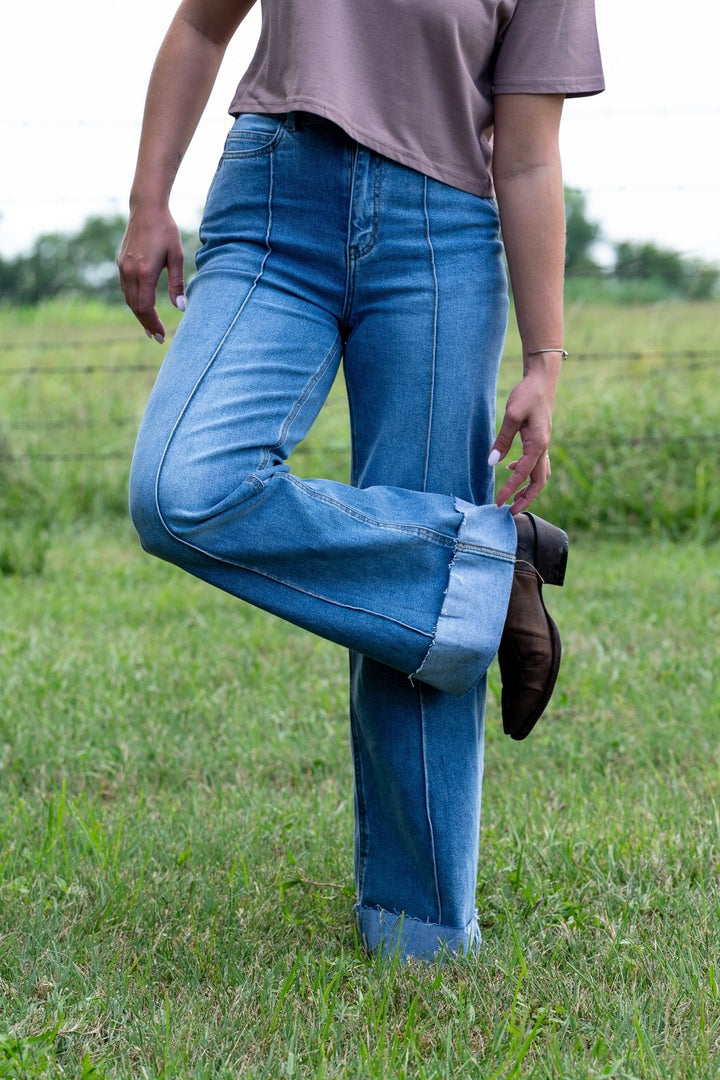 Ashton Cuffed Jean - Lunabelle West