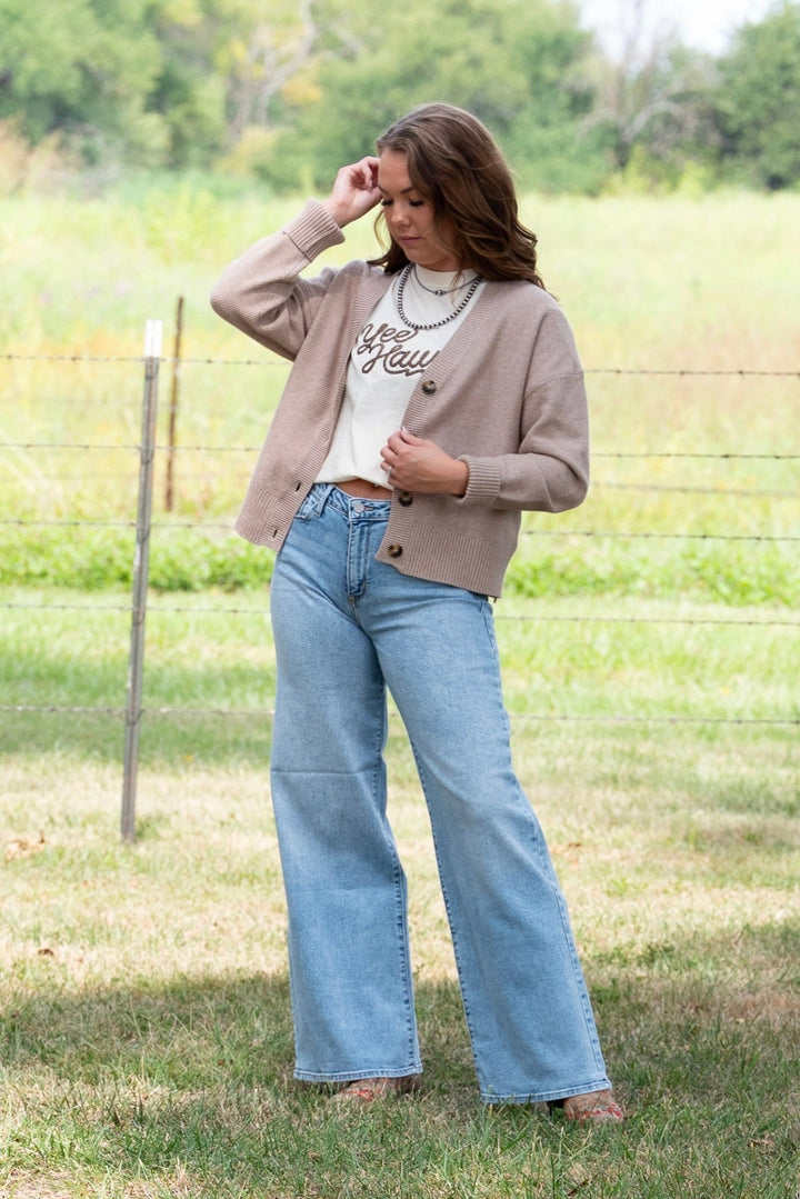 Yeehaw Embroidered Tee - Lunabelle West