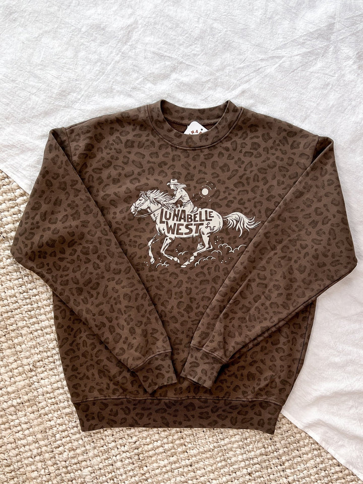 LW Cowgirl Crewneck - Lunabelle West