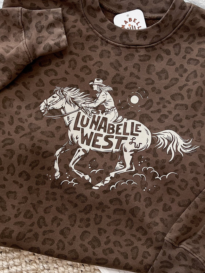 LW Cowgirl Crewneck - Lunabelle West