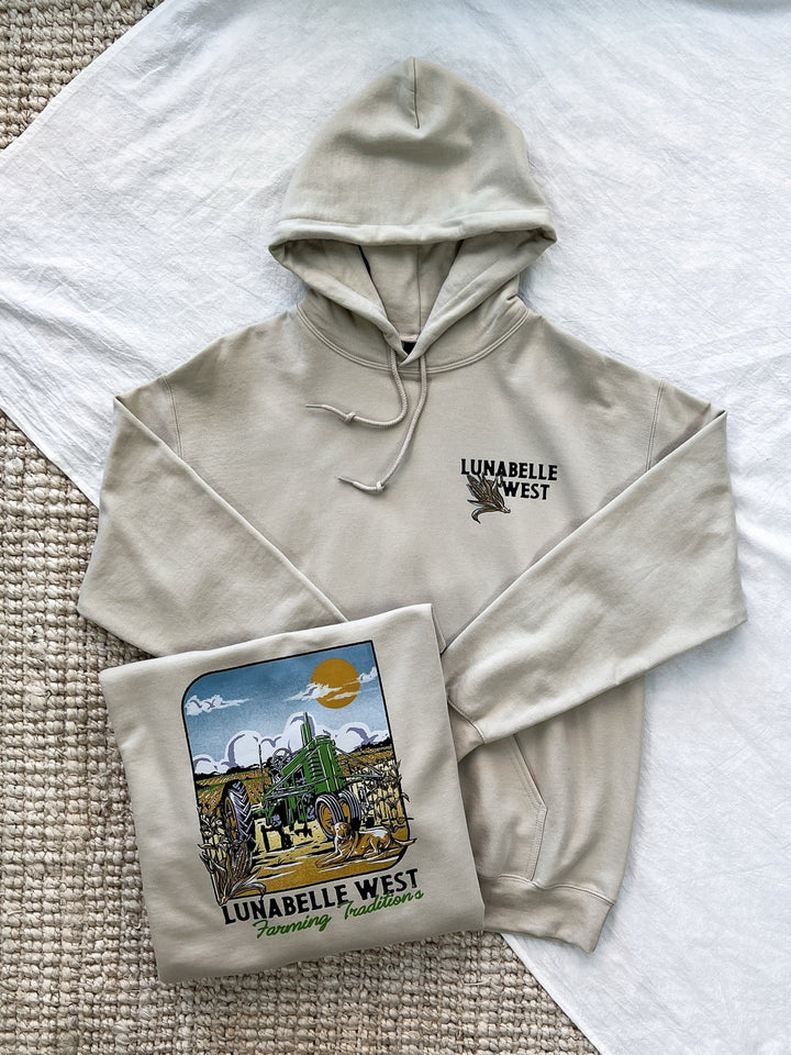 Farm Traditions Tractor Hoodie - Lunabelle West