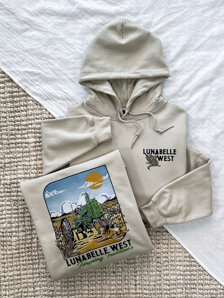 Farm Traditions Tractor Hoodie - Lunabelle West