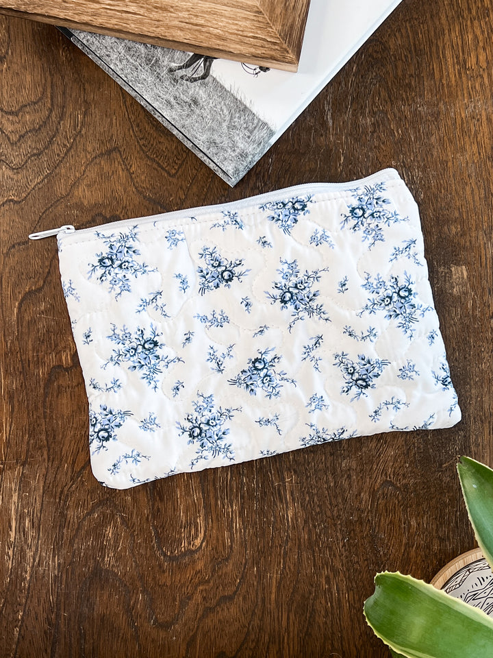 Horse Quilted Makeup Bag