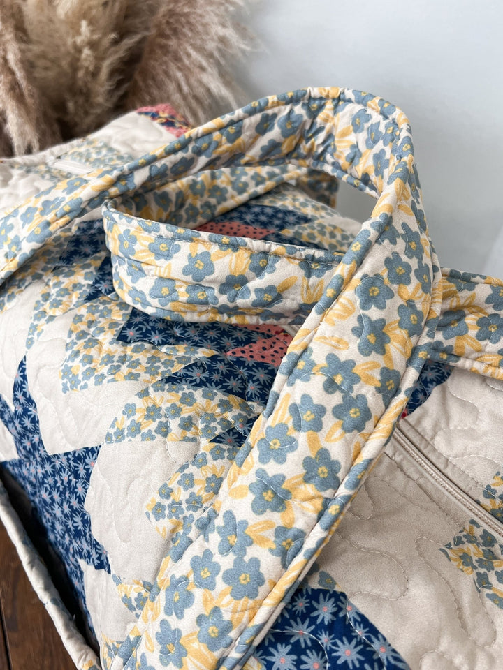 Patchwork Quilted Duffel Bag - Lunabelle West