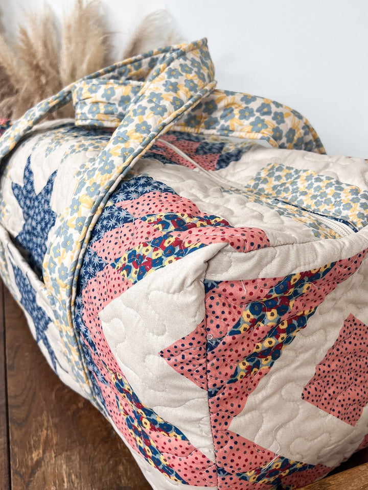Patchwork Quilted Duffel Bag - Lunabelle West