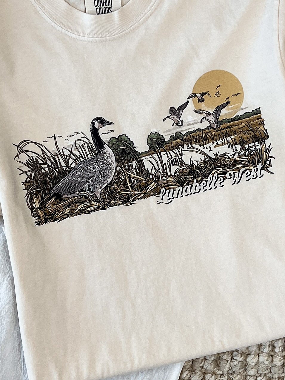 Field and Feathers Tee - Lunabelle West