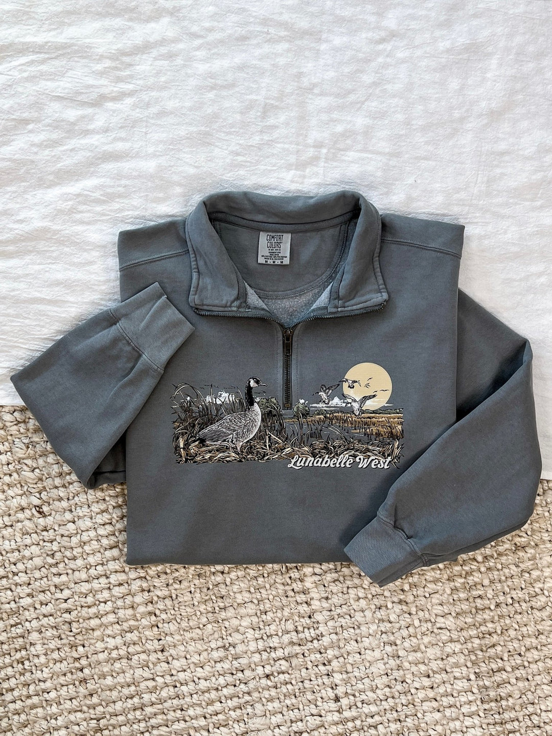 Field and Feathers Quarter Zip - Lunabelle West