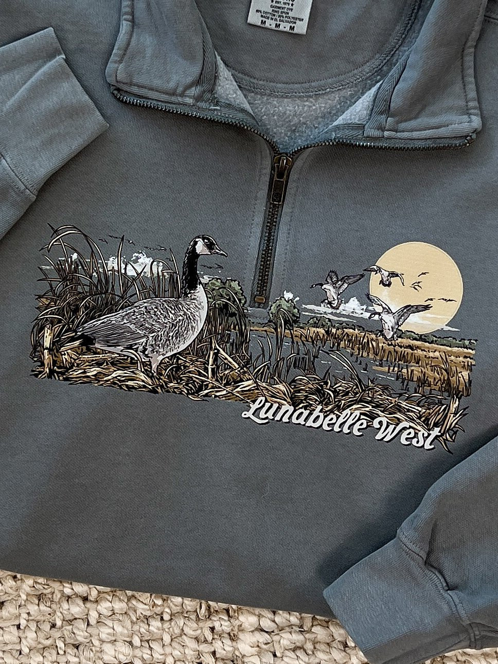 Field and Feathers Quarter Zip - Lunabelle West