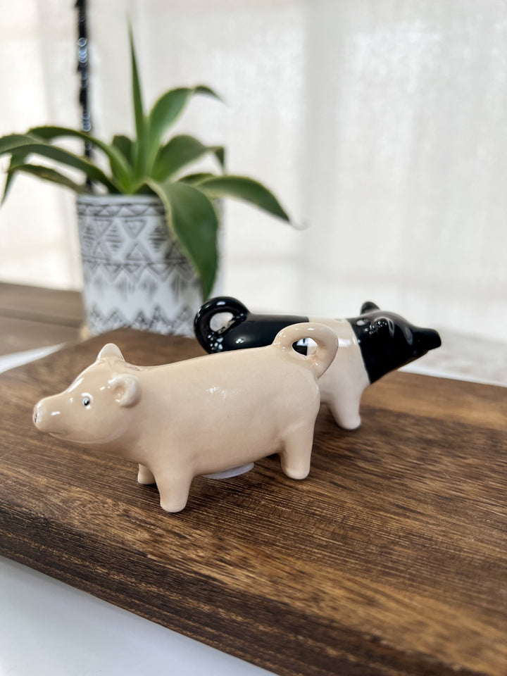 Pig Salt and Pepper Shakers - Lunabelle West