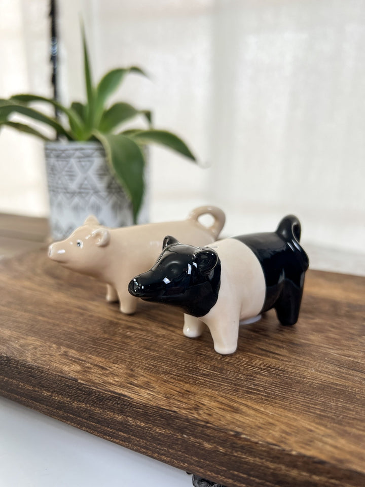 Pig Salt and Pepper Shakers - Lunabelle West