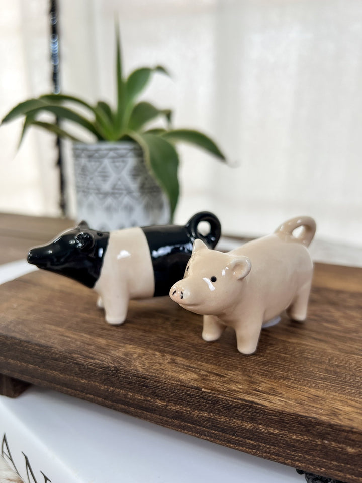Pig Salt and Pepper Shakers - Lunabelle West