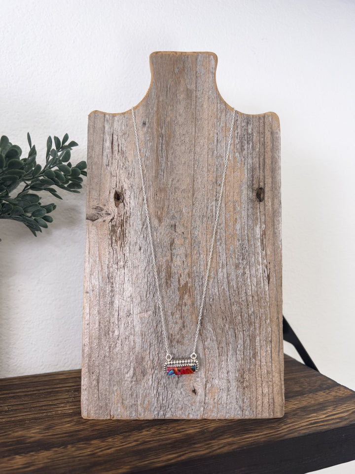 Amara Bar Necklace - Lunabelle West