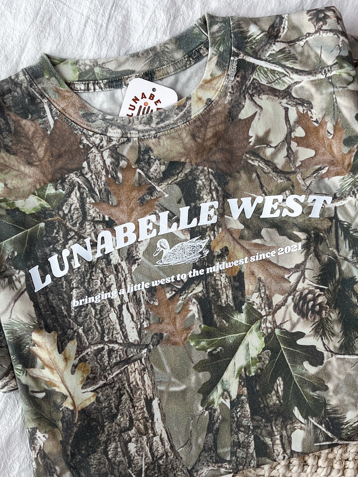 LW Duck Camo Tee - Lunabelle West