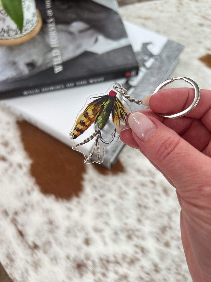 Fly Fishing Keychain - Lunabelle West