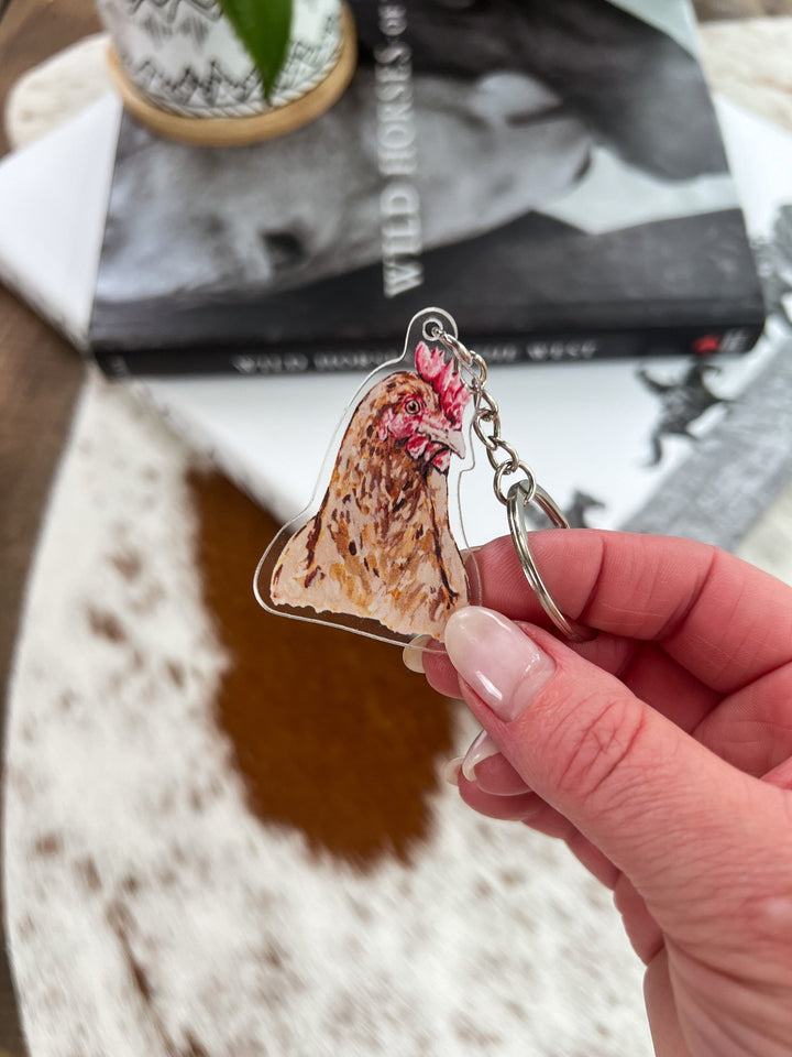 Chicken Keychain - Lunabelle West