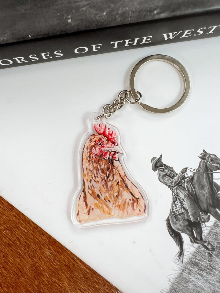 Chicken Keychain - Lunabelle West