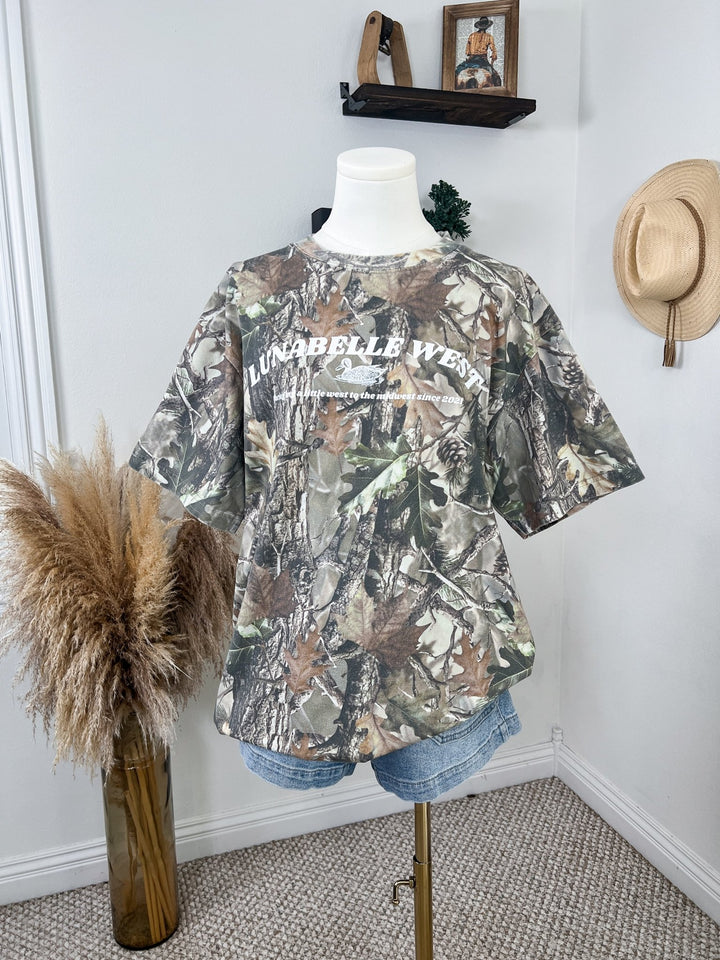 LW Duck Camo Tee - Lunabelle West